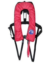 Жилет надувной автоматический 150 N красный (10268831)